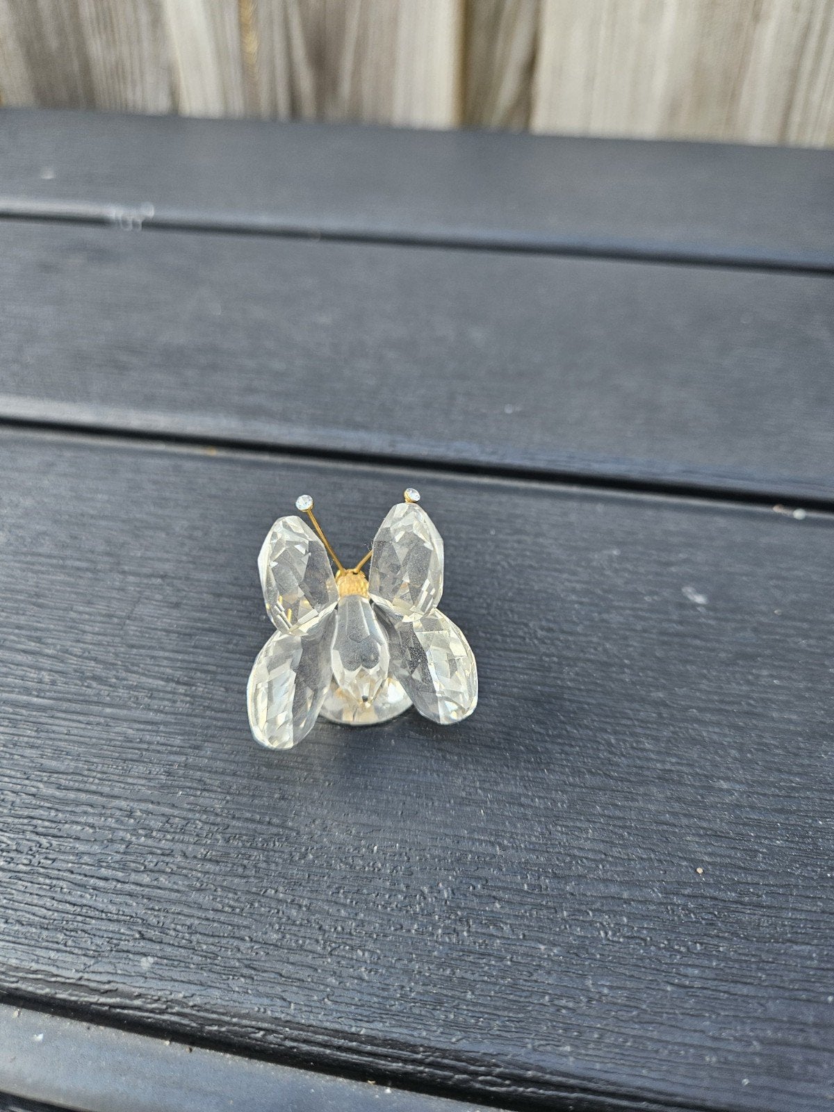 Swarovski Kristallen Vlinder - Decoratief Figuurtje, Ophalen of Verzenden, Zo goed als nieuw, Figuurtje