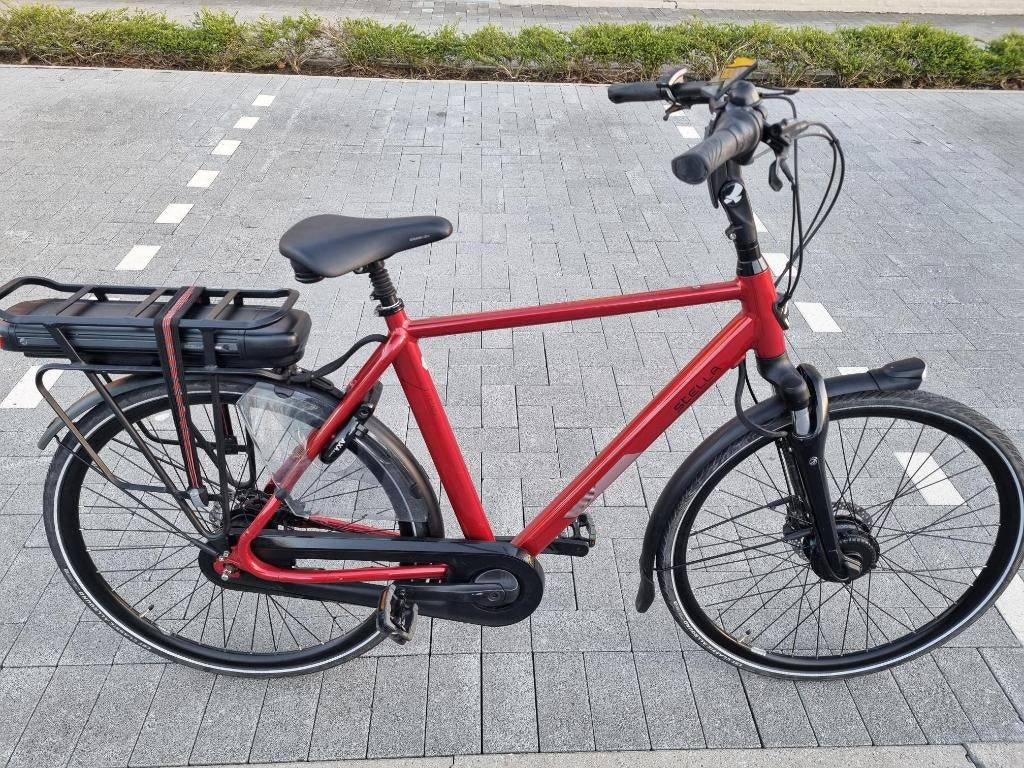 Herenfiets Stella Vicenza, Fietsen en Brommers, Elektrische fietsen, Overige merken, Ophalen of Verzenden, Zo goed als nieuw, 50 km per accu of meer