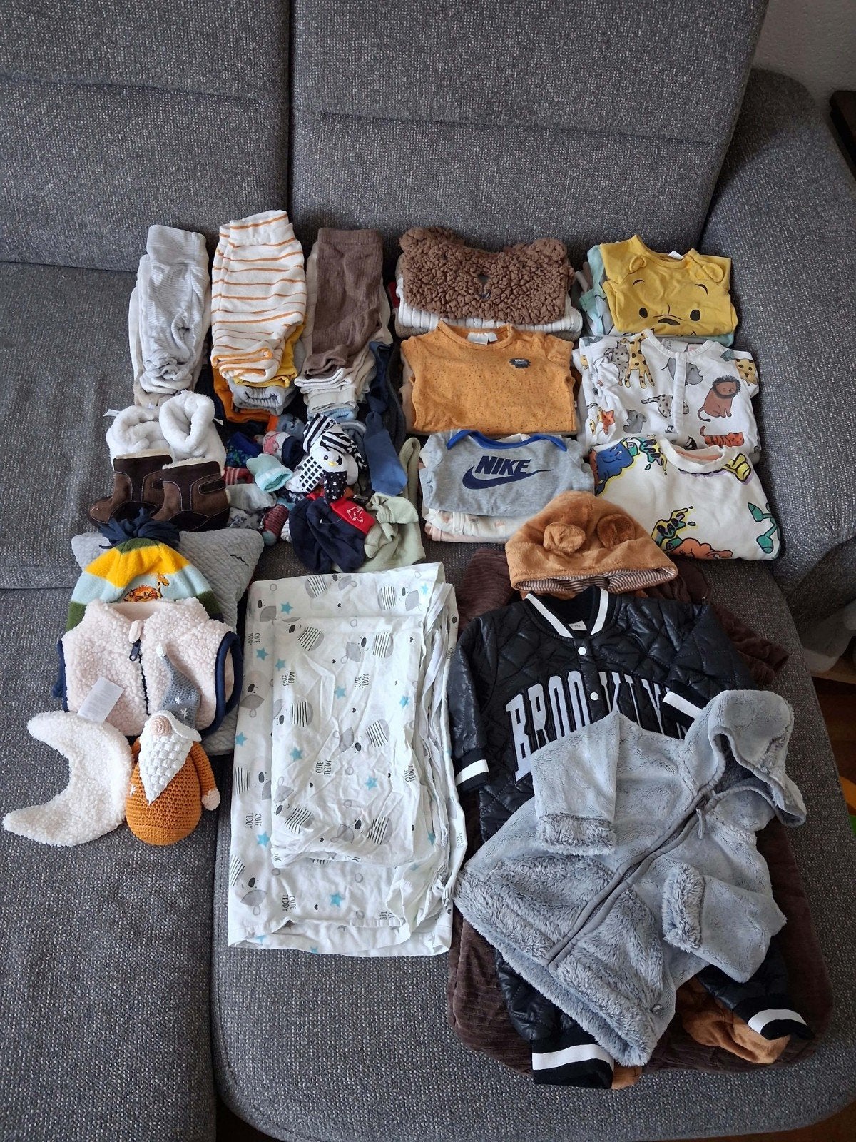 Grote babykleding set jongen maat 62/68 – herfst/winter, Ophalen of Verzenden, Zo goed als nieuw, Maat 62