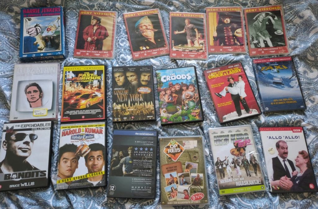 Partij van 20 DVDs, Gebruikt, Alle leeftijden, Nederlands, Ophalen of Verzenden