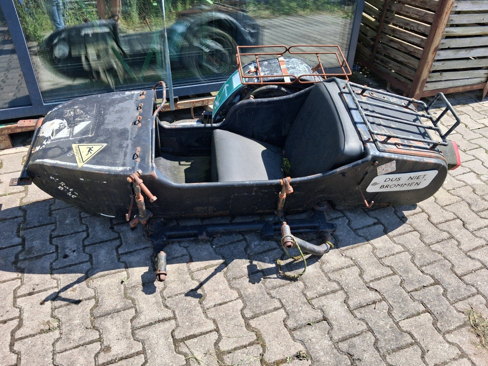 Klassieke zijspan voor een motor, Ophalen, Gebruikt