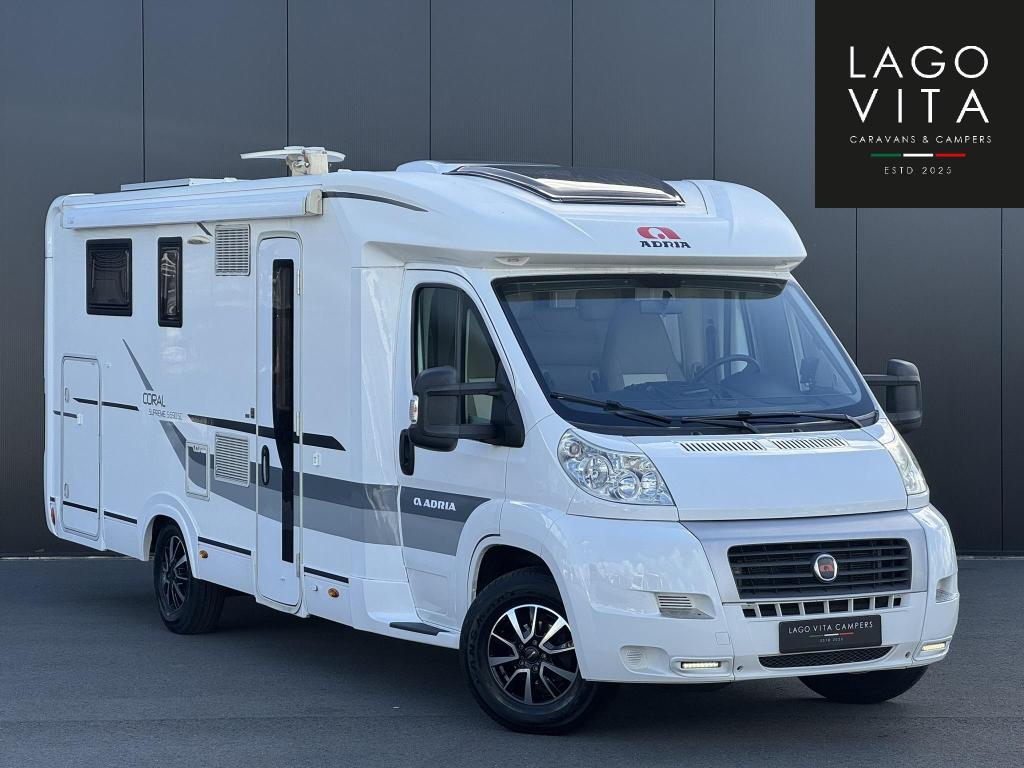 Adria Coral 690 SC | Queensbed | Alde verwarming | Luxe |, Fiat, Bedrijf, Luifel, Half-integraal