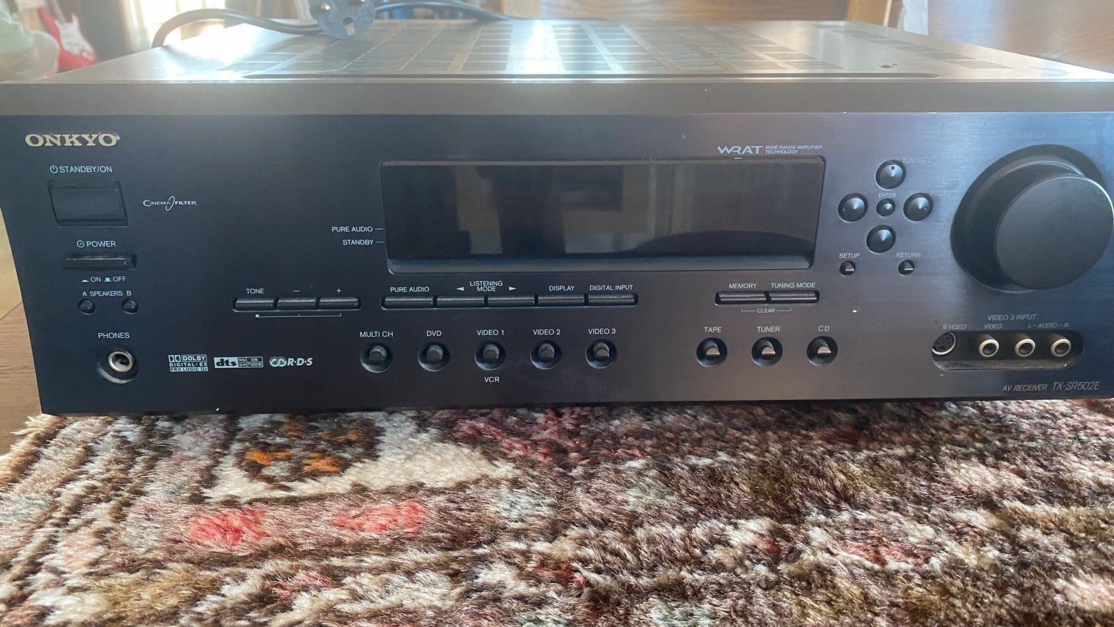 Onkyo TX-SR502E AV receiver voor hobbyist, Audio, Tv en Foto, Versterkers en Receivers, Ophalen, Gebruikt, 120 watt of meer, Onkyo