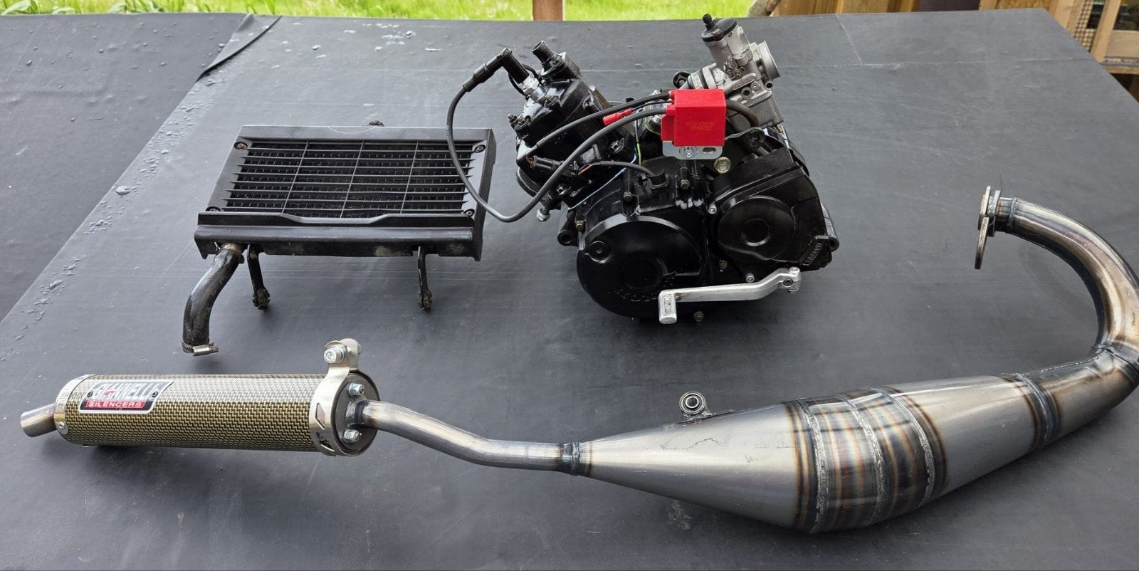 Motorblok HONDA NSR125 Gianelli uitlaat, Motoren, Onderdelen | Honda, Ophalen of Verzenden