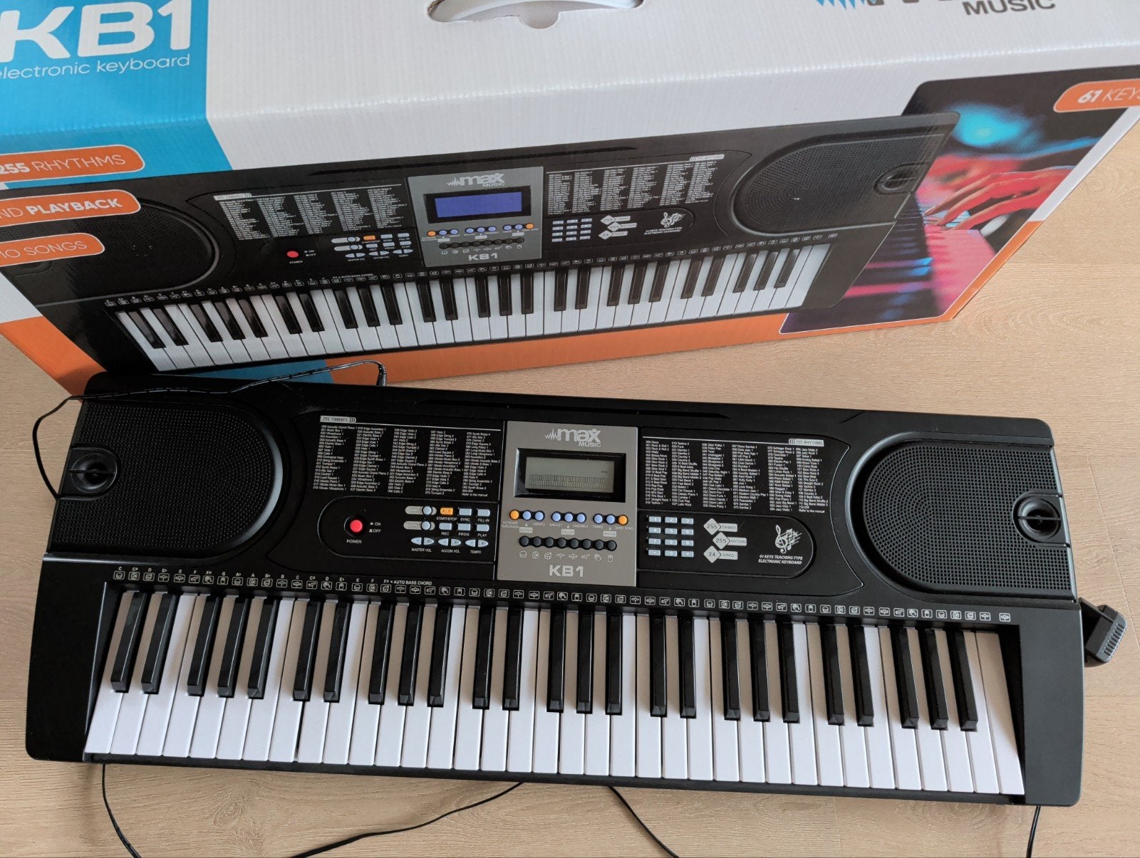 Max Music KB1 Elektronisch Keyboard - 61 Toetsen, Ophalen, Zo goed als nieuw, 61 toetsen, Overige merken