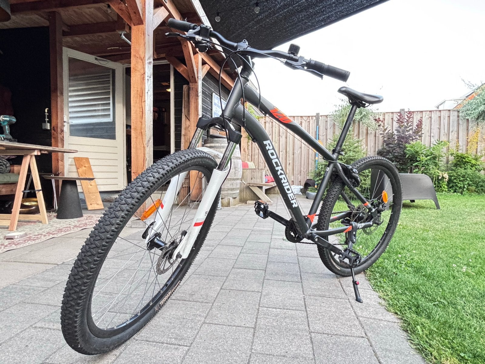 Rockrider ST120 Mountainbike - M: - 175 cm, Hardtail, Heren, Zo goed als nieuw, Schijfrem