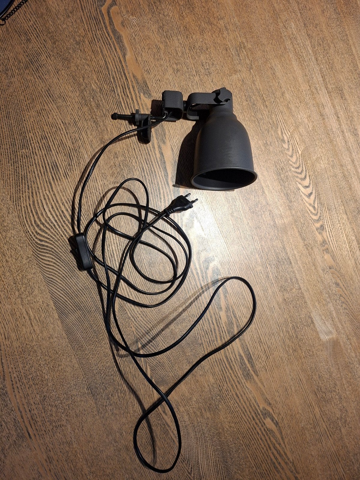 IKEA HEKTAR wand/klemspot, Huis en Inrichting, Lampen | Wandlampen, E14 (klein), Ophalen of Verzenden, Zo goed als nieuw, Wandspot