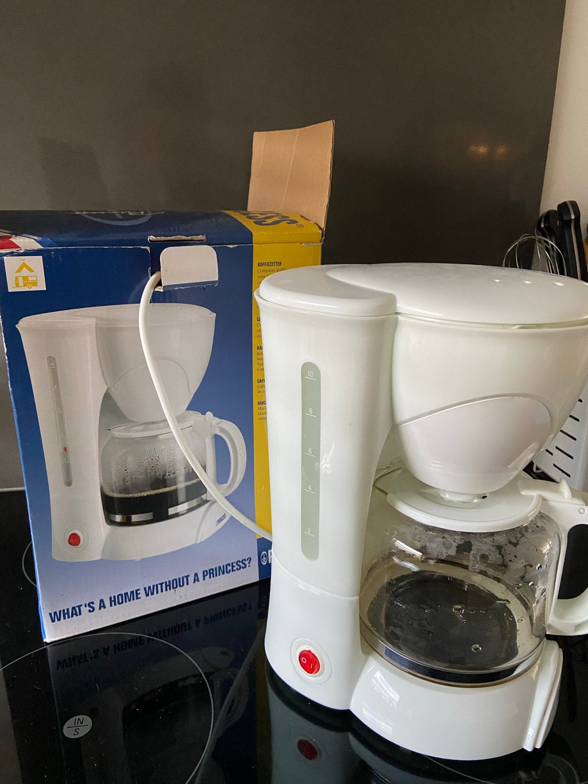 Princess Koffiezetapparaat 500W - Ideaal voor op reis, Witgoed en Apparatuur, Koffiezetapparaten, Koffiemachine, Gemalen koffie