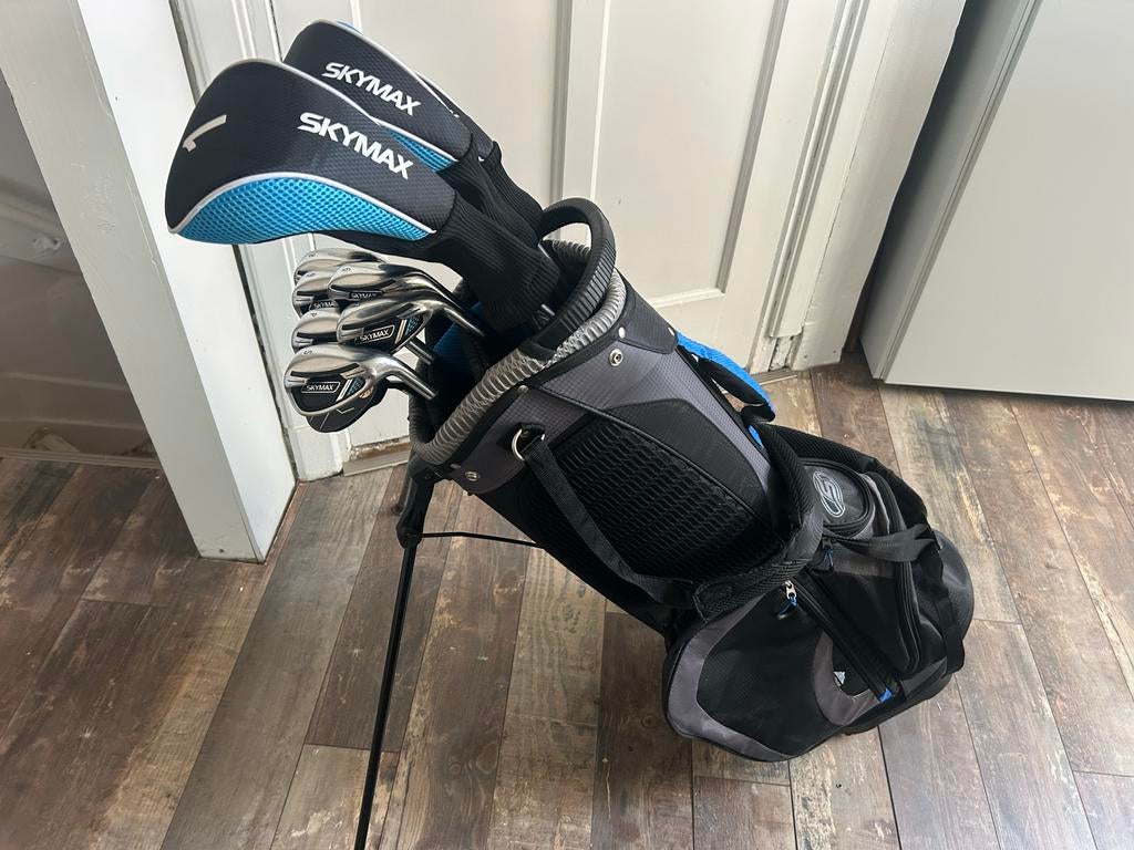 Skymax S-1 Flex L golfset. Putter Rife Roll Groove RG4, Ophalen, Zo goed als nieuw, Set, Overige merken