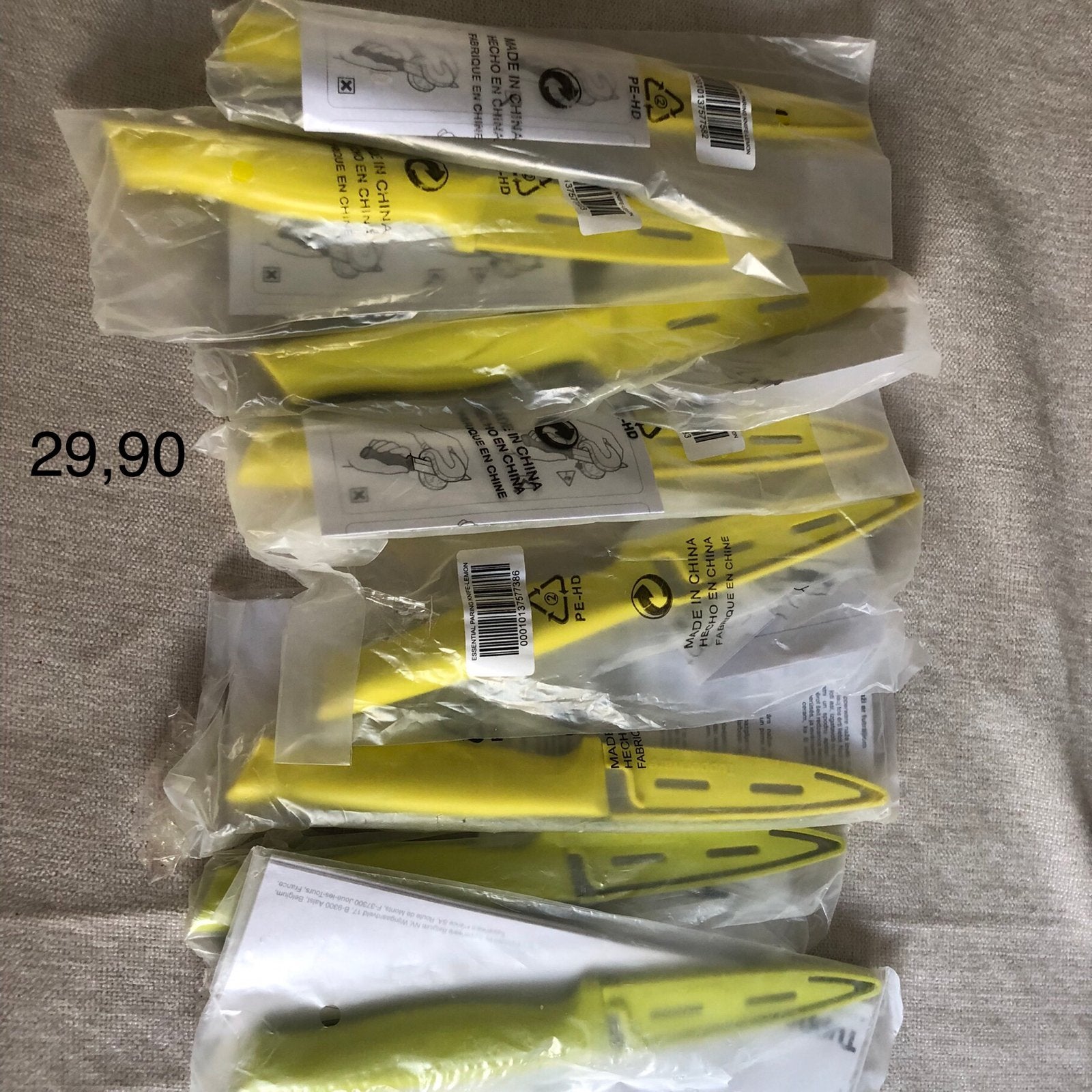Tupperware splinternieuw keukenmes per stuk, Overige kleuren, Overige typen, Nieuw, Ophalen of Verzenden