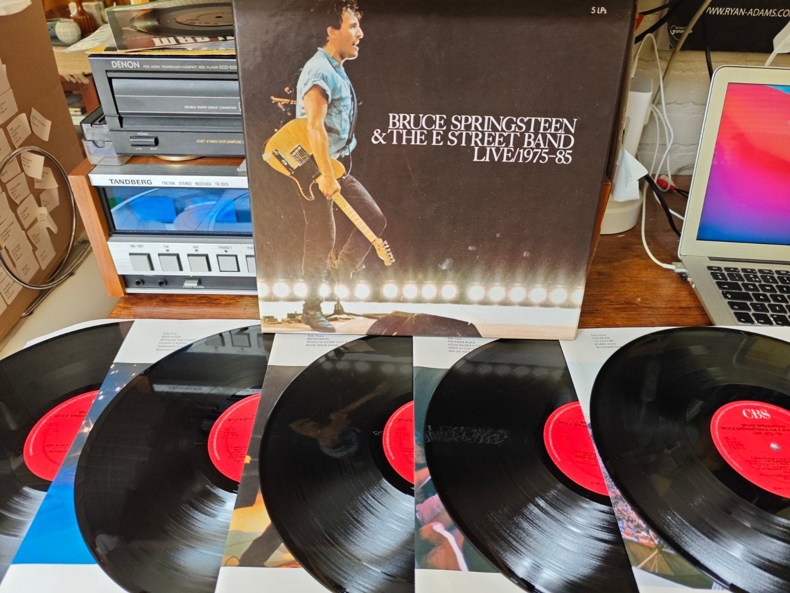 Bruce Springsteen & The E Street Band - Live/1975-85 (5 LP), Boxset, Gebruikt, Ophalen of Verzenden, 12 inch