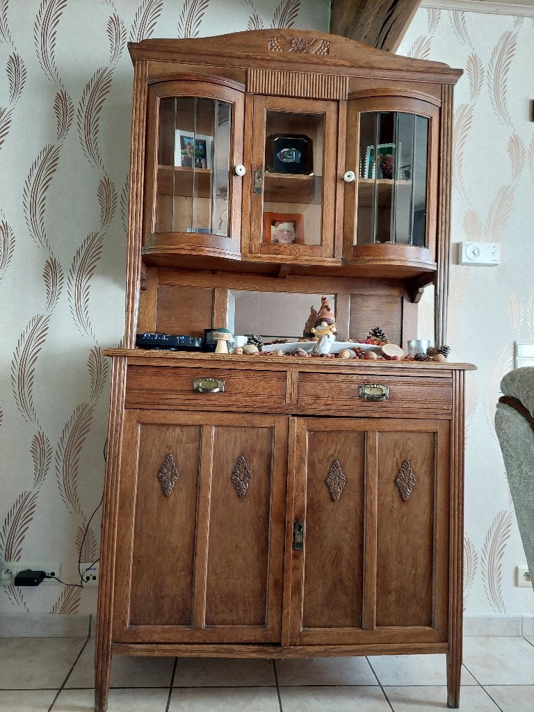 Houten Buffetkast in Goede Staat, Huis en Inrichting, Ophalen, 100 tot 150 cm, Met lade(s), Zo goed als nieuw