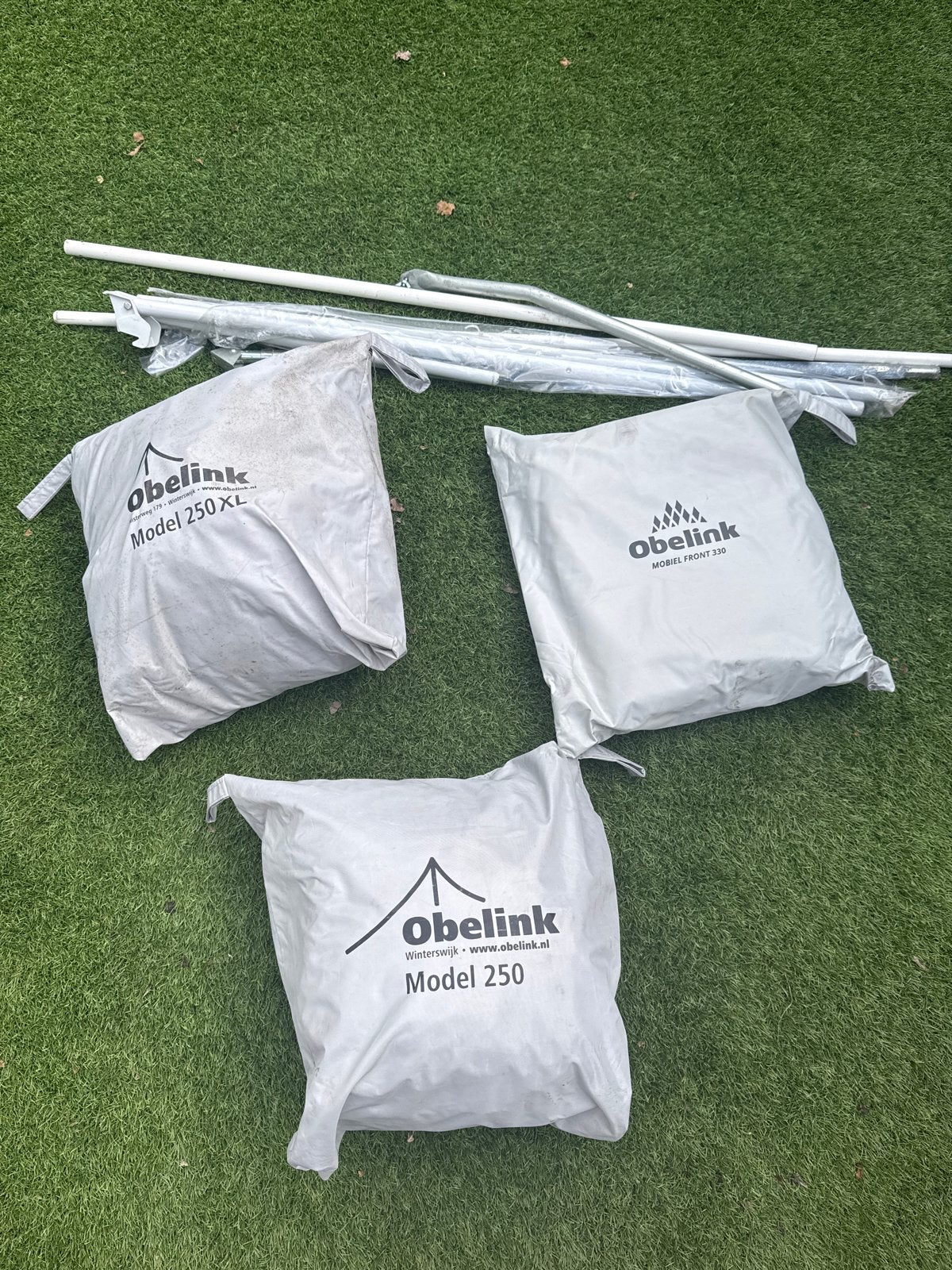 Set: Obelink wanden voortent - Model 250, 250 XL, Front 330, Caravans en Kamperen, Caravan accessoires, Ophalen of Verzenden, Zo goed als nieuw