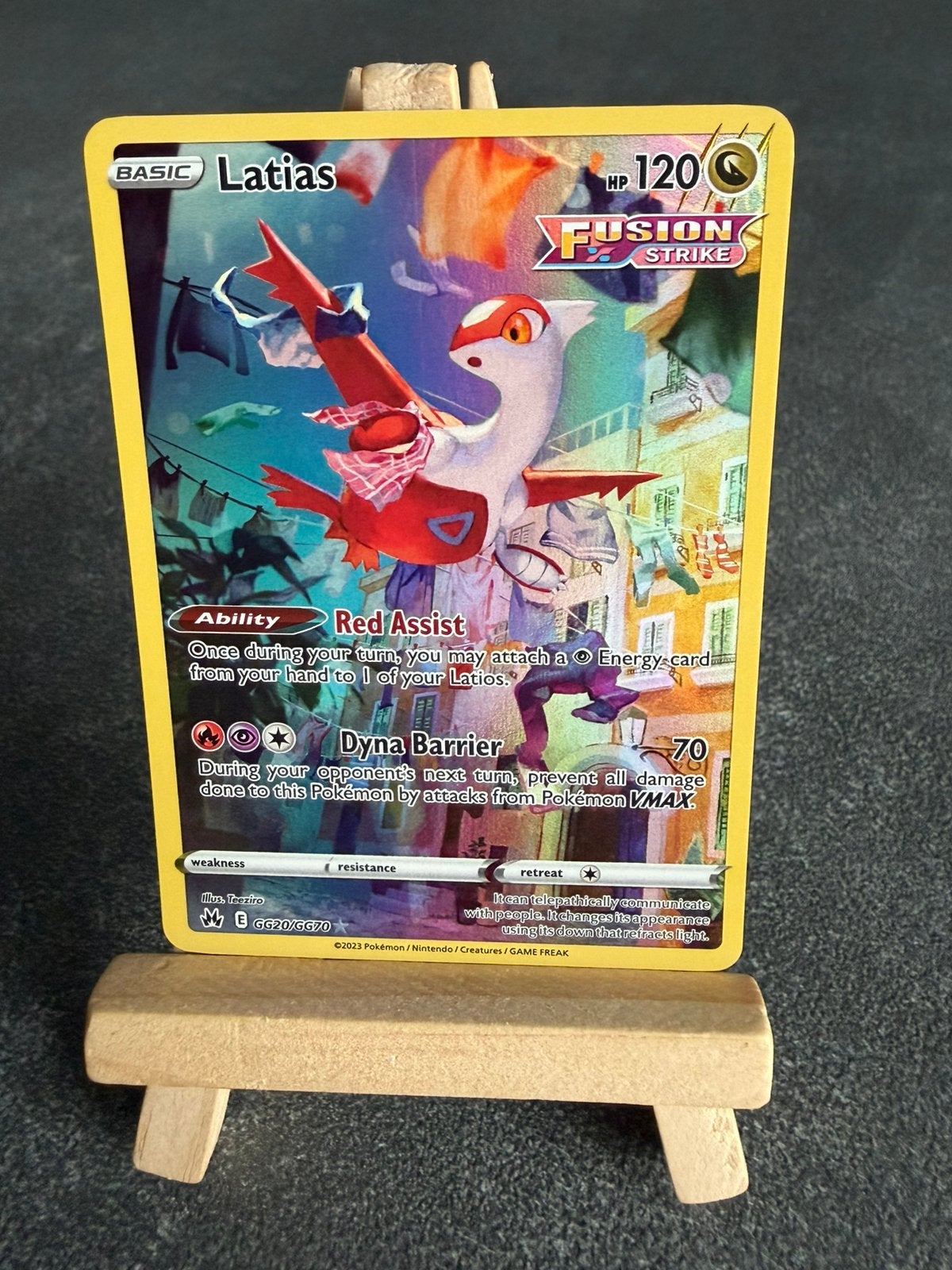 Latias (CRZ GG20) Pokemon Crown Zenith, Ophalen of Verzenden, Zo goed als nieuw