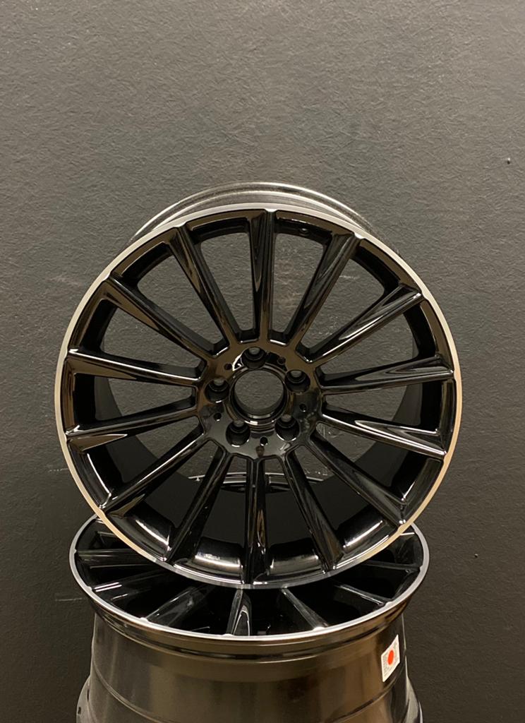 Mercedes AMG Velgen 19 Inch Black Polished, Auto-onderdelen, 19 inch, Velg(en), Nieuw, Ophalen of Verzenden