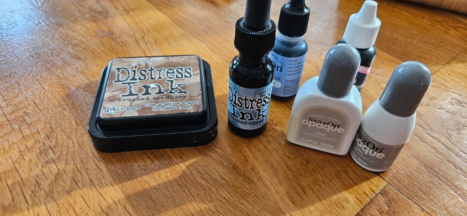 5x Navulling inkt Re-inker stempelkussens, Ophalen of Verzenden, Zo goed als nieuw, Overige typen