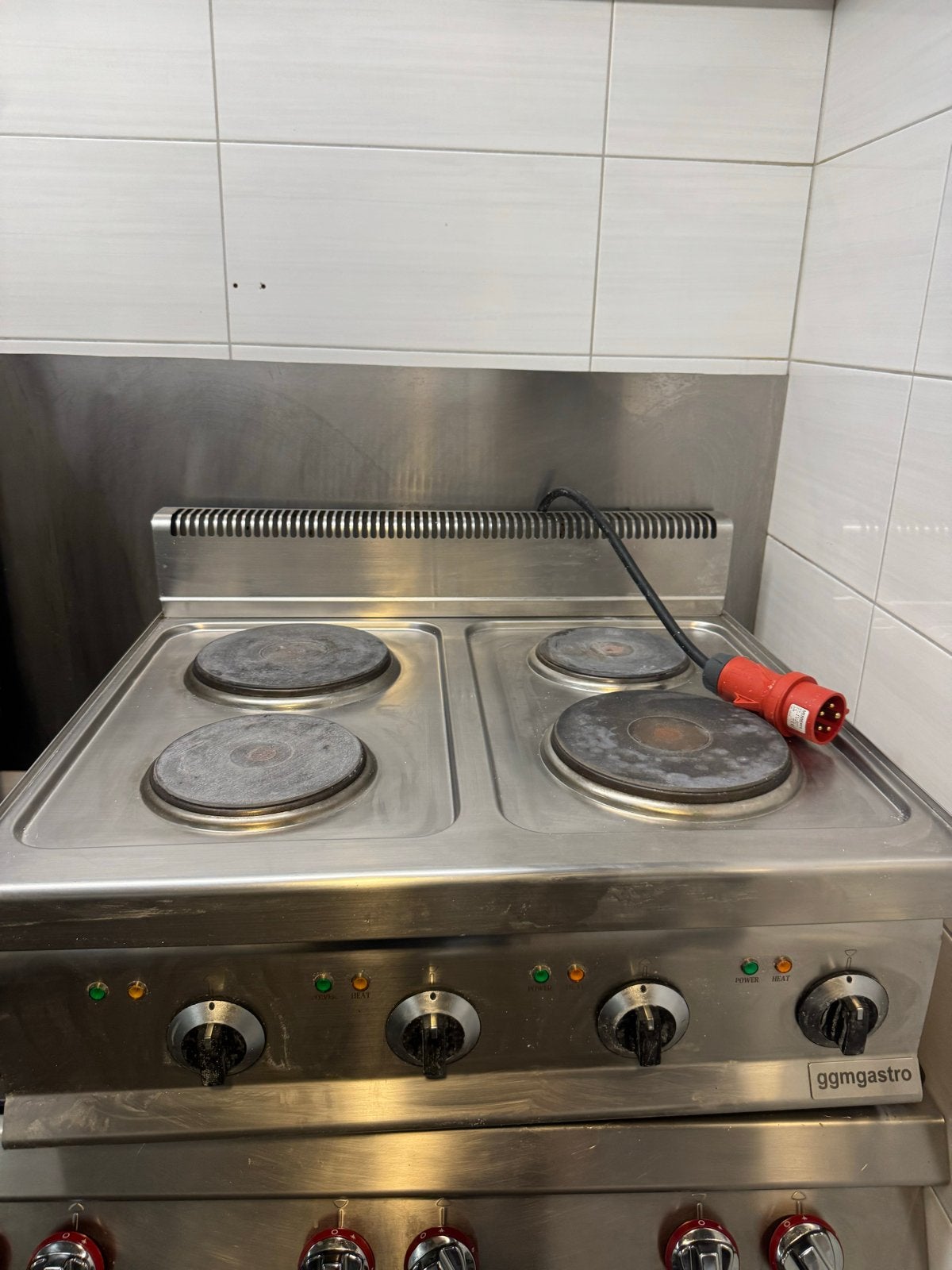 GGM Gastro EHK800-E Inductie Fornuis - Professioneel, Gebruikt, 60 cm of meer, Inductie, Vrijstaand