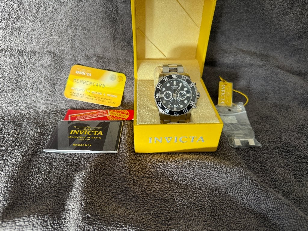 Set Invicta horloges, Overige merken, Staal, Staal, Polshorloge