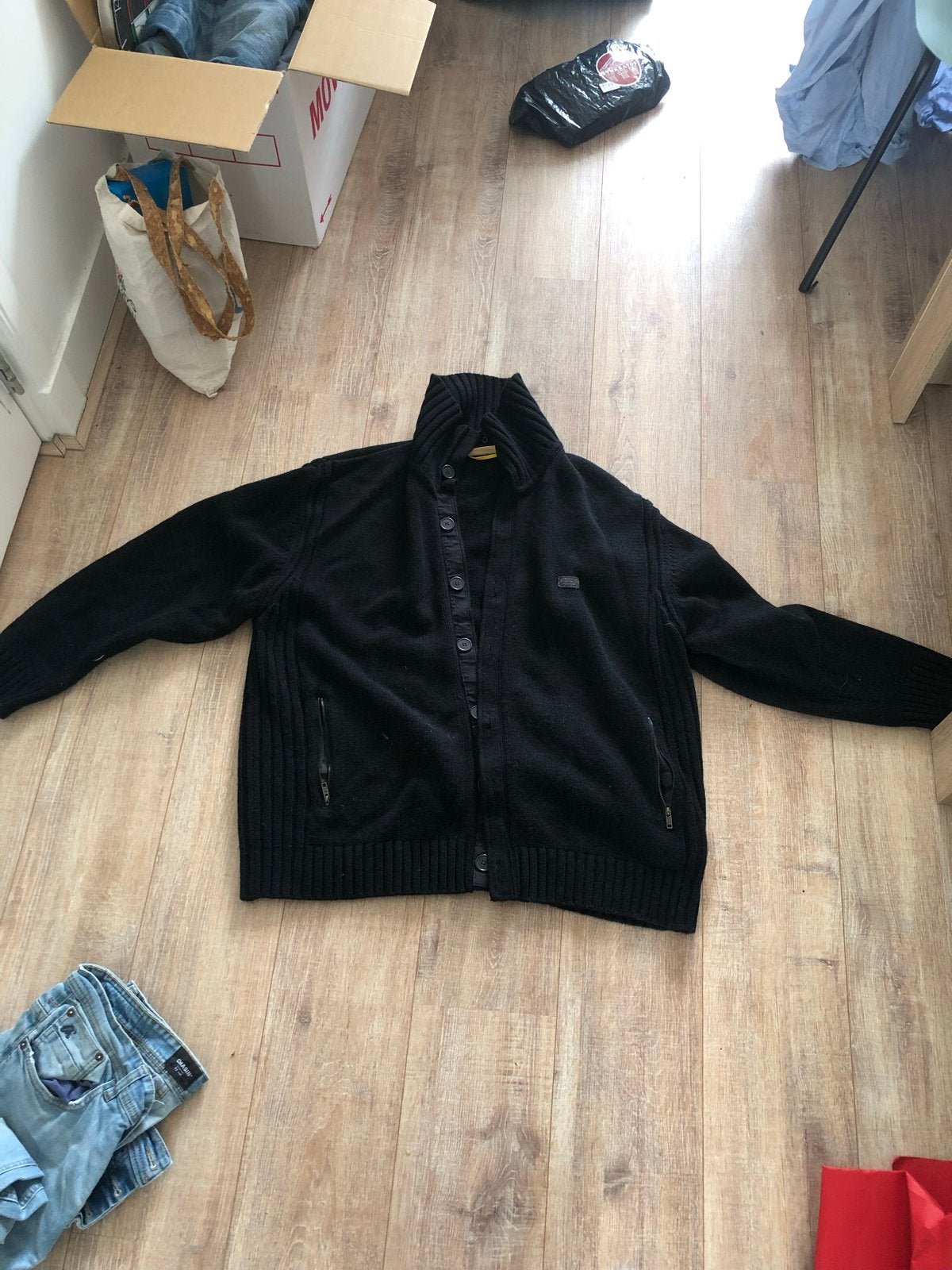 Camel Active heren vest zwart - Maat L, Kleding | Heren, Ophalen of Verzenden, Zo goed als nieuw, Maat 52/54 (L), Zwart