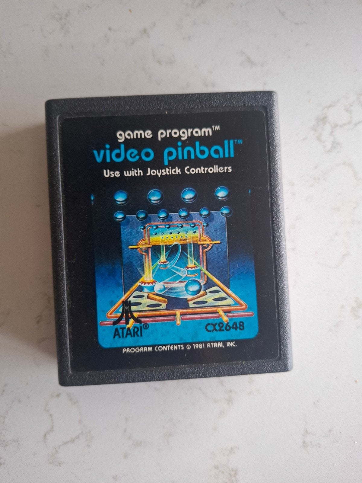 Atari Video Pinball CX2648 - Klassiek Flipperplezier, Spelcomputers en Games, Games | Atari, Overige genres, 1 speler, Ophalen of Verzenden