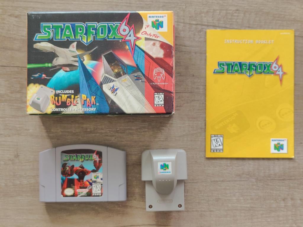 Star Fox 64 voor N64 NTSC, Spelcomputers en Games, Avontuur en Actie, Gebruikt, 1 speler, Ophalen of Verzenden