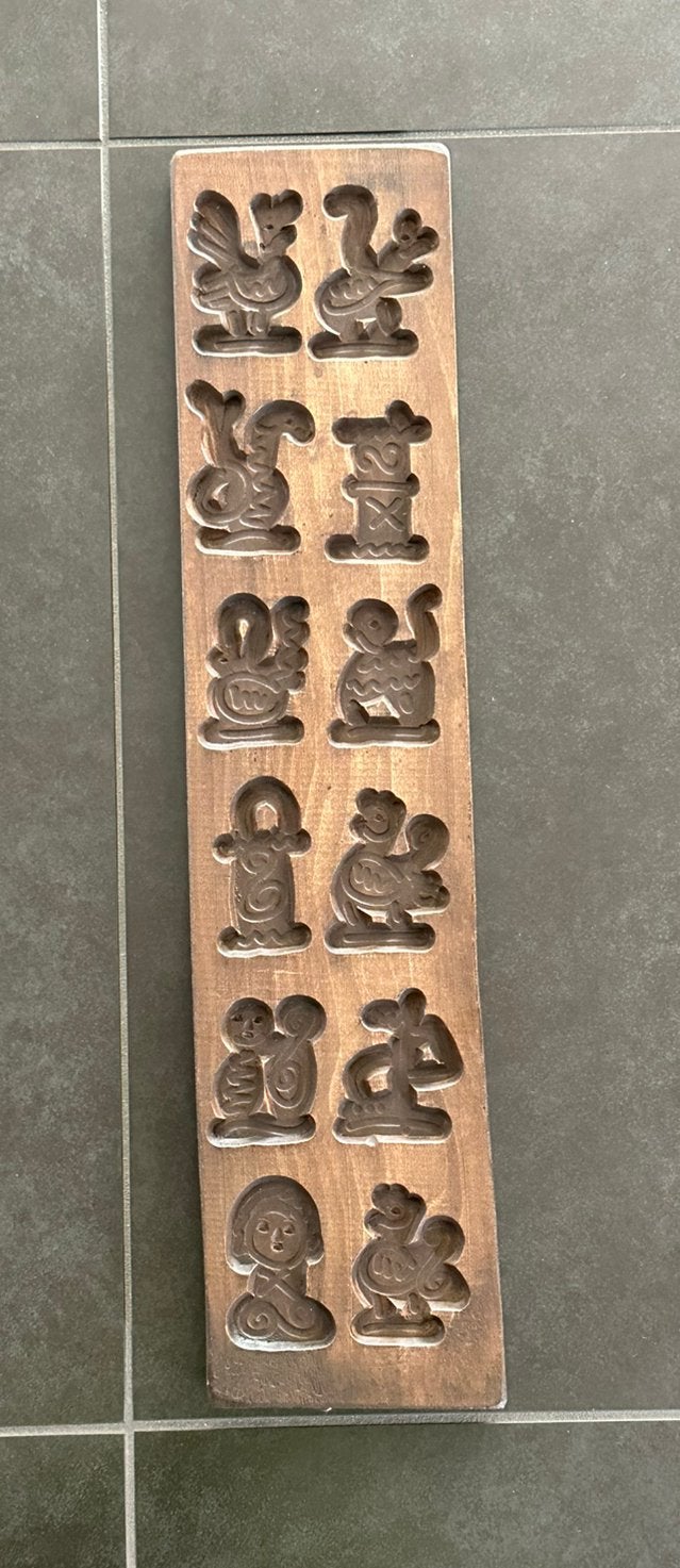 Speculaasplank wandornament hout, Ophalen of Verzenden, Zo goed als nieuw