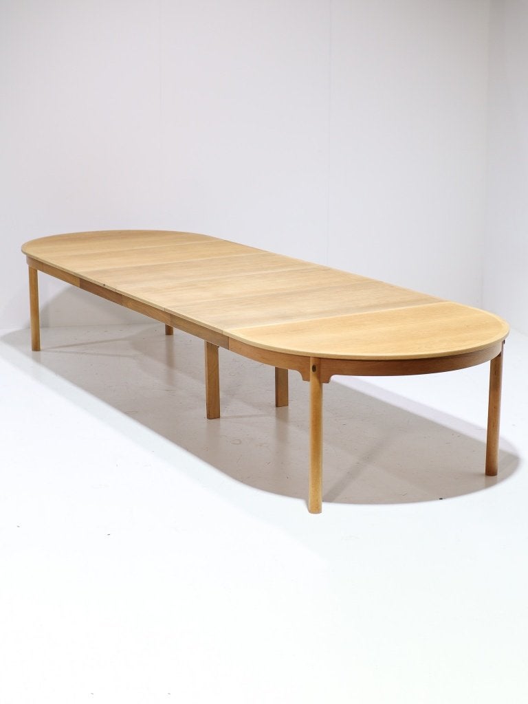 XL Ovale eettafel Øresund Børge Mogensen uitschuifbaar eiken, Ophalen, -, -, 150 tot 200 cm