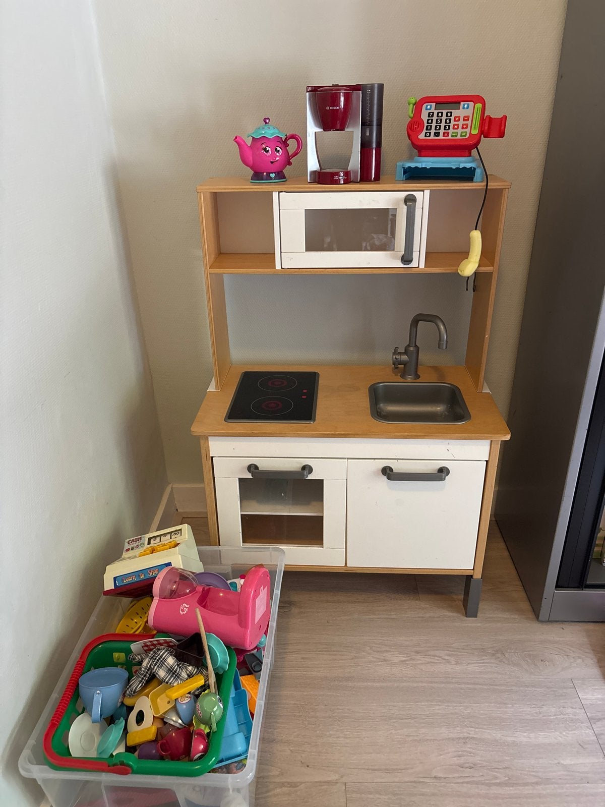 Ikea Duktig kinderkeuken met accessoires, Ophalen of Verzenden, Gebruikt, Jongen of Meisje