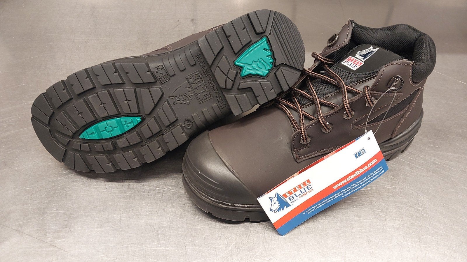 Steel Blue Whyalla S3 Claret Veiligheidsschoenen Maat 42, Schoenen, Nieuw, Steel Blue, Heren