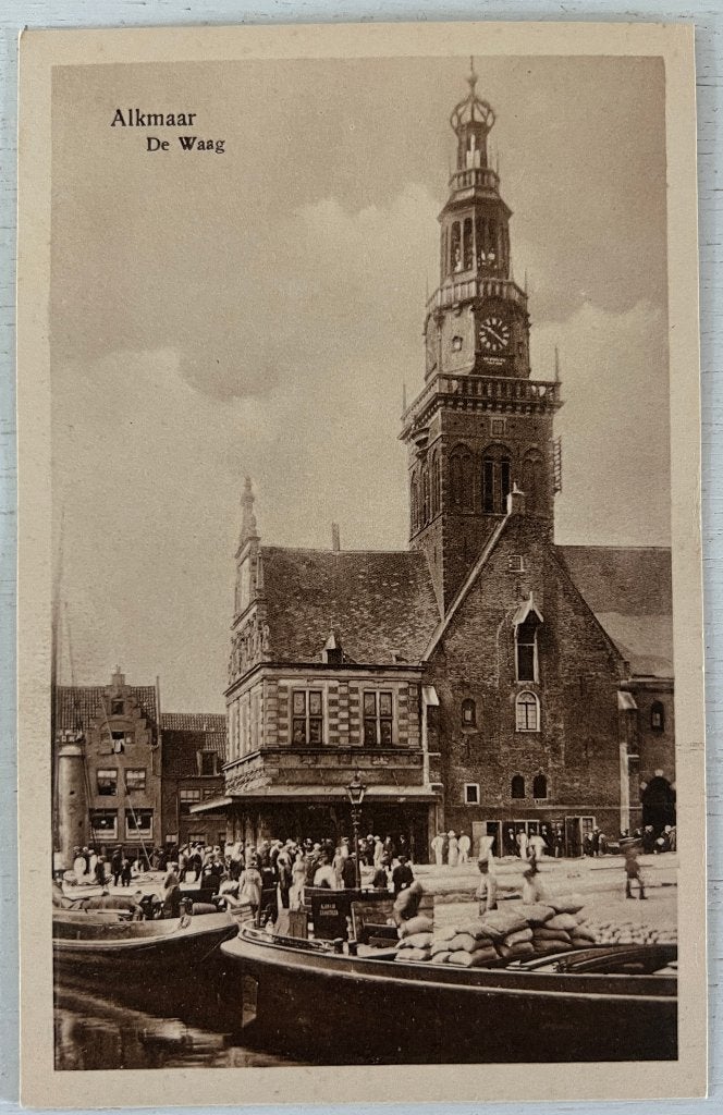 Oude Ansichtkaart - Alkmaar - De Waag, Ophalen of Verzenden, Voor 1920, Ongelopen, Noord-Holland