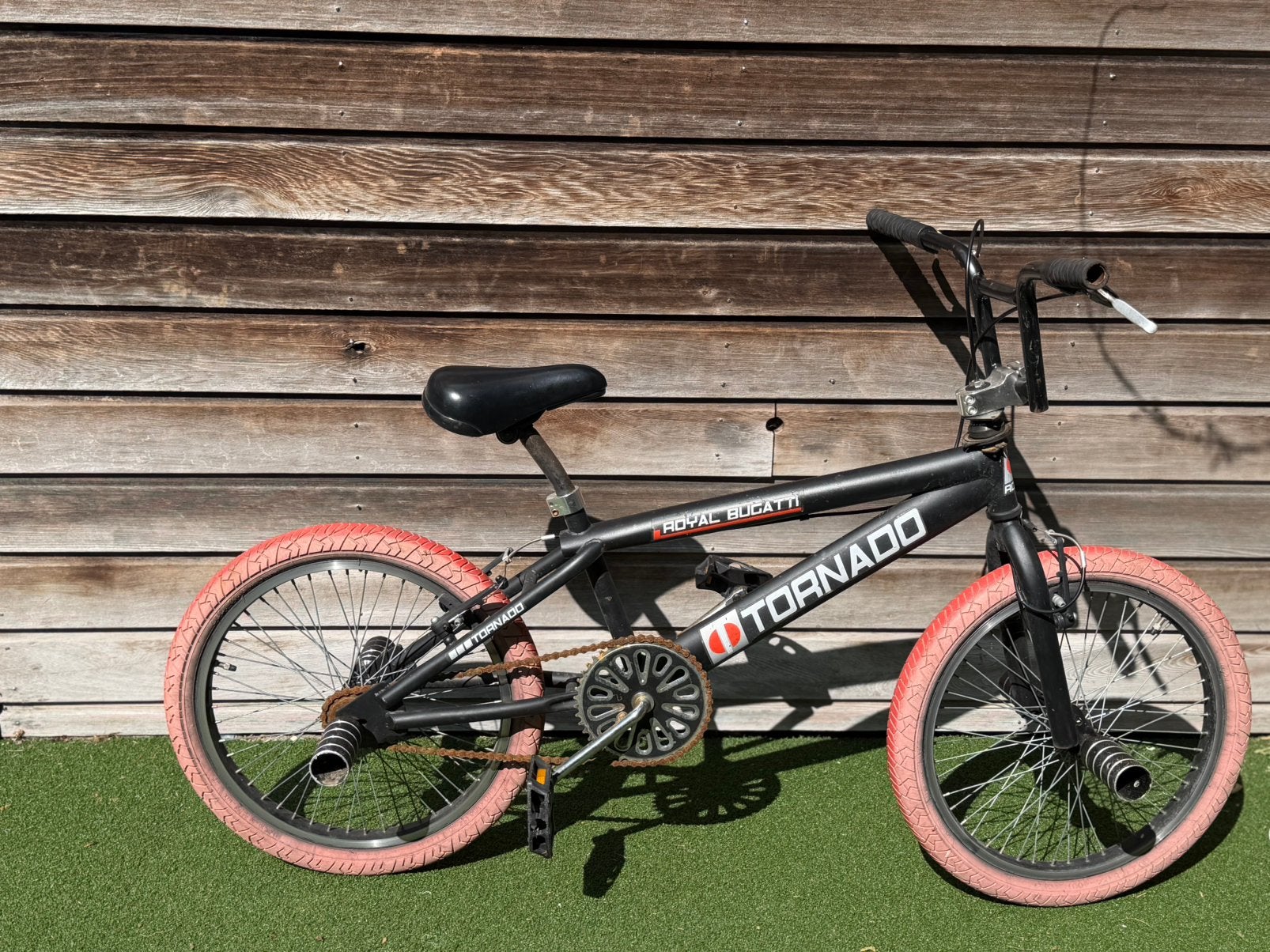Tornado Royal Bugatti zwart/rode banden BMX/freestyle fiets, Fietsen en Brommers, Fietsen | Crossfietsen en BMX, Ophalen, 16 tot 20 inch