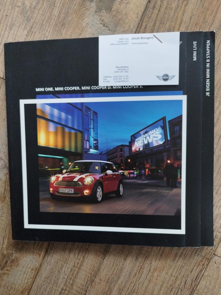 Mini Live Brochure 2007 - Nederlands - 102 pagina's, Ophalen of Verzenden, Zo goed als nieuw, Mini
