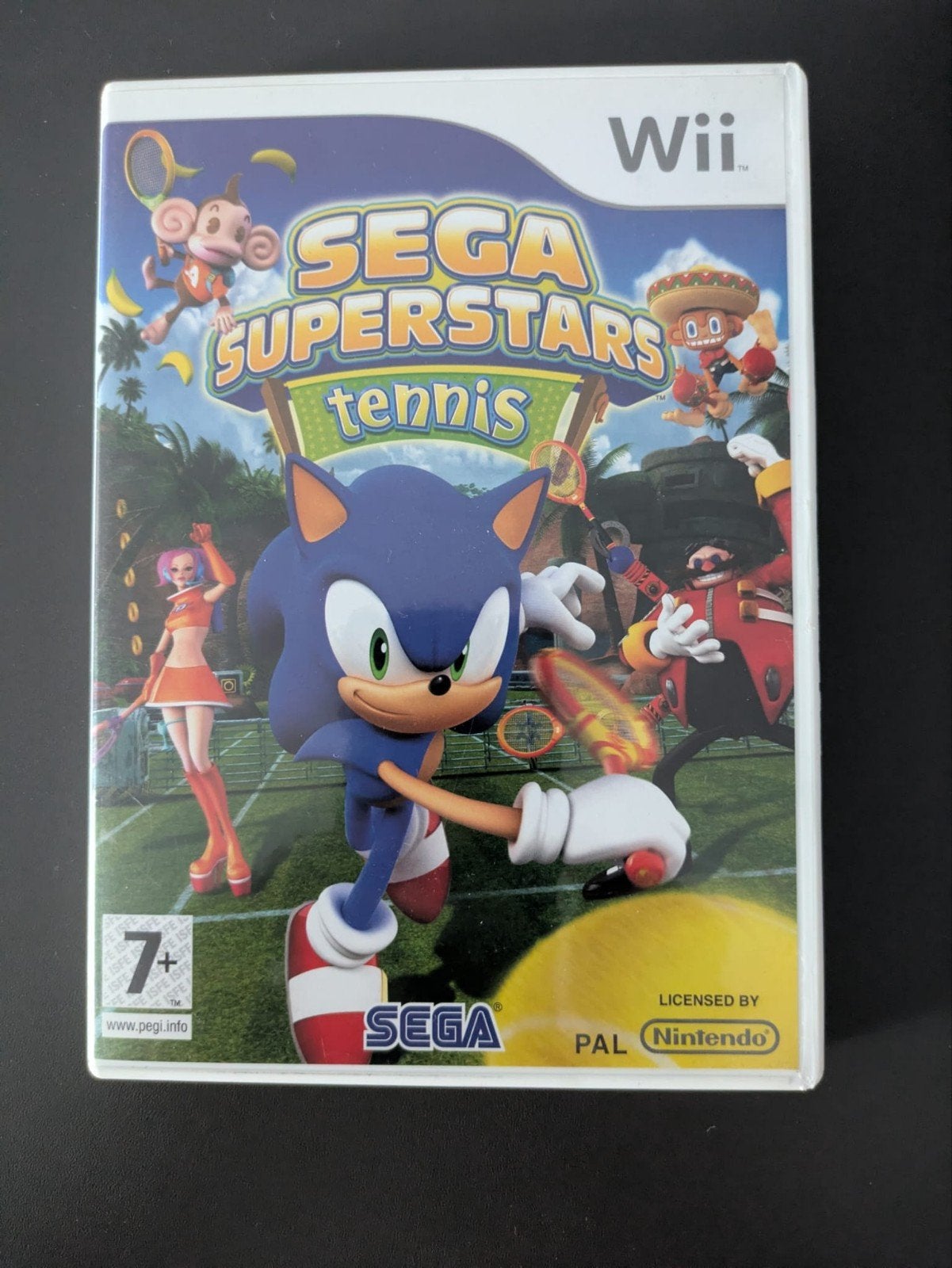 WII spel Sega Superstars Tennis, Spelcomputers en Games, Ophalen of Verzenden, Zo goed als nieuw, Sport, 3 spelers of meer