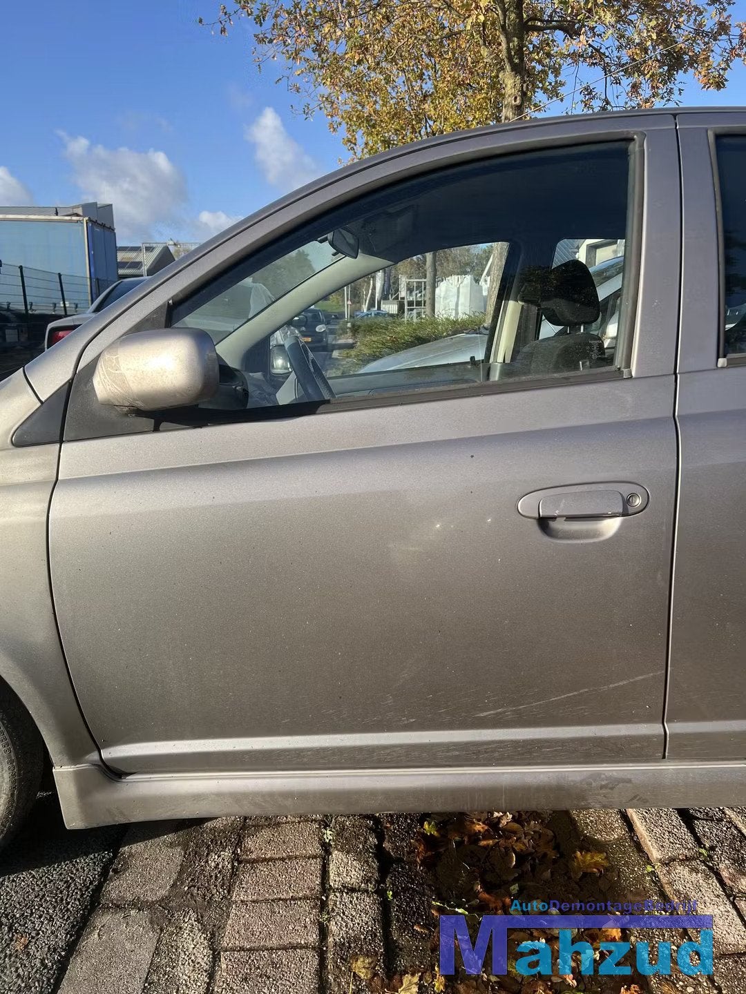 TOYOTA YARIS P1 Grijs links voor deur portier 1999-2004, Info@toyota.co.jp, Gebruikt, Deur, Voor