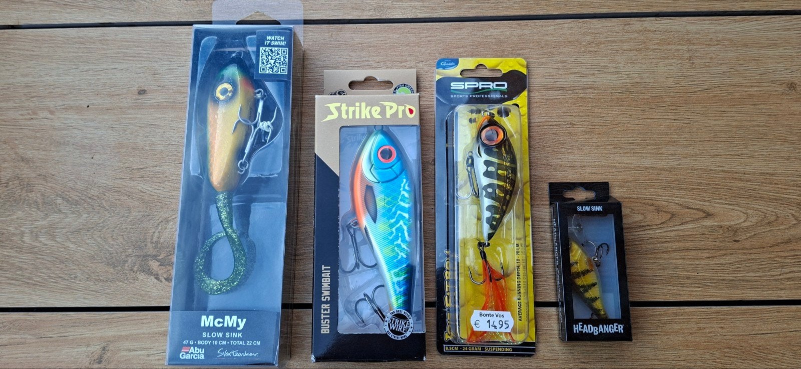 Jerkbait, abu, strike pro, spro  ,headbanger, Ophalen of Verzenden, Overige typen