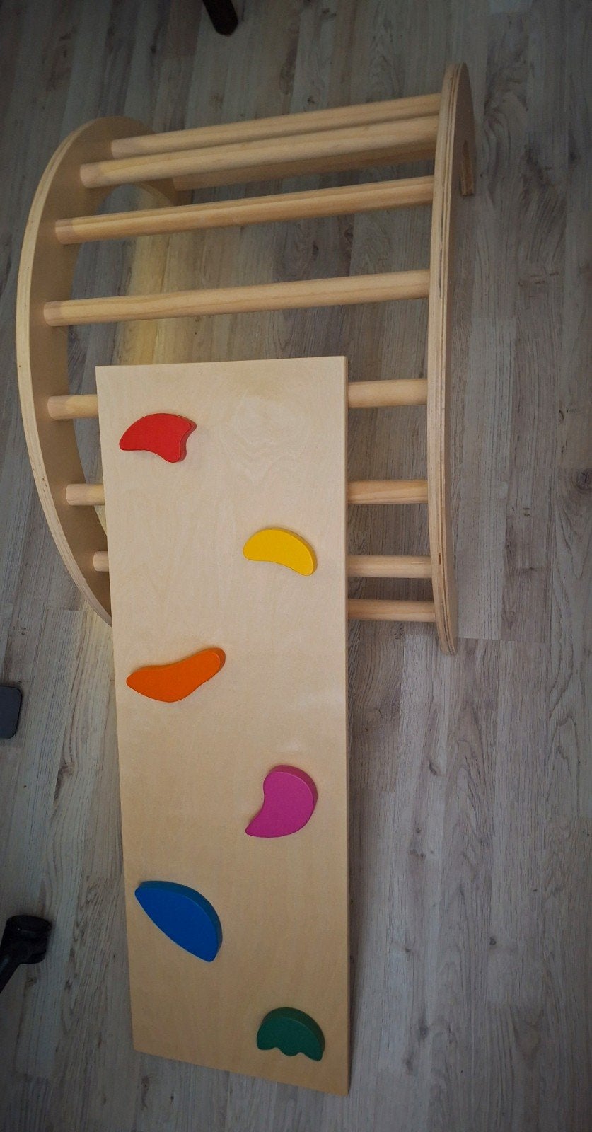 Houten Klimrek voor Kinderen met Klimwand, Ophalen, Gebruikt, Klimwand
