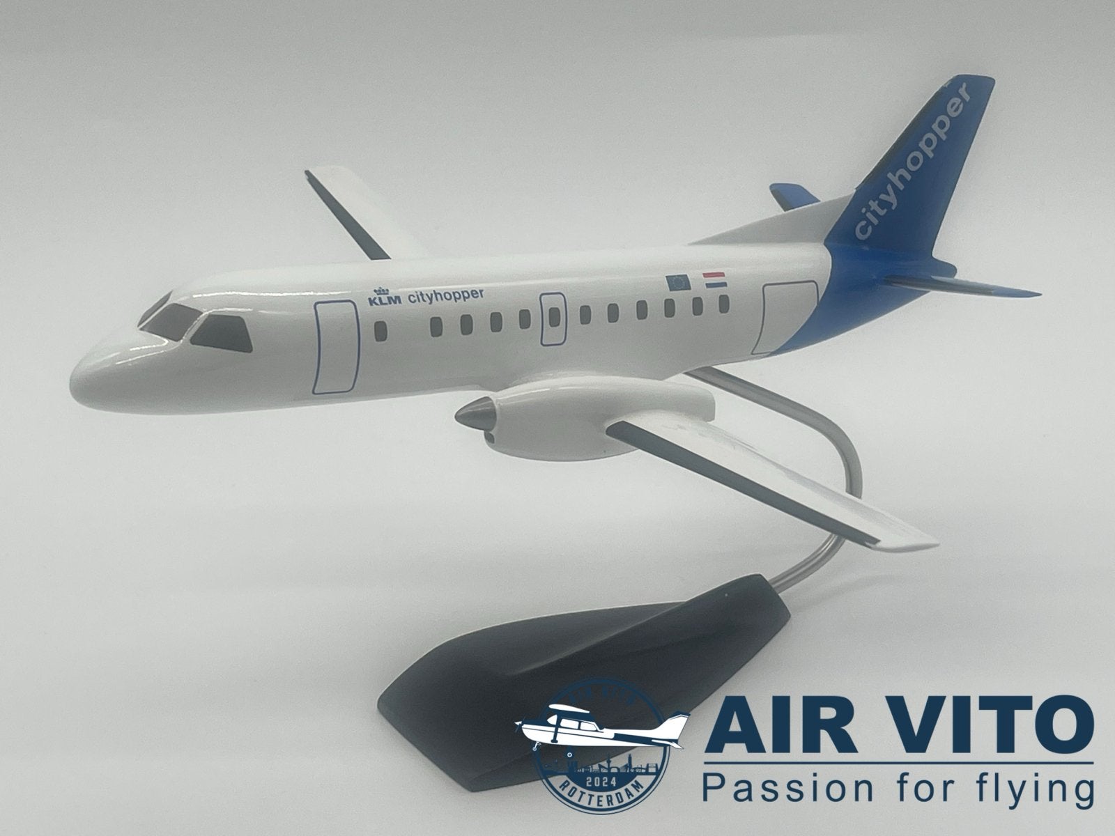 IMC Modelworks Verkuyl Saab KLM Cityhopper 1:72 Schaalmodel, Verzamelen, Schaalmodel, ., Nieuw, Ophalen of Verzenden