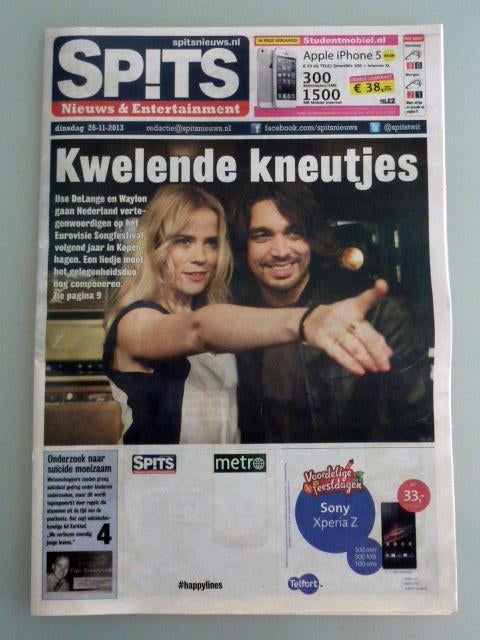 Spits - Ilse DeLange, Ilse De Lange, Waylon, One Direction, Verzenden, 1980 tot heden, Tijdschrift