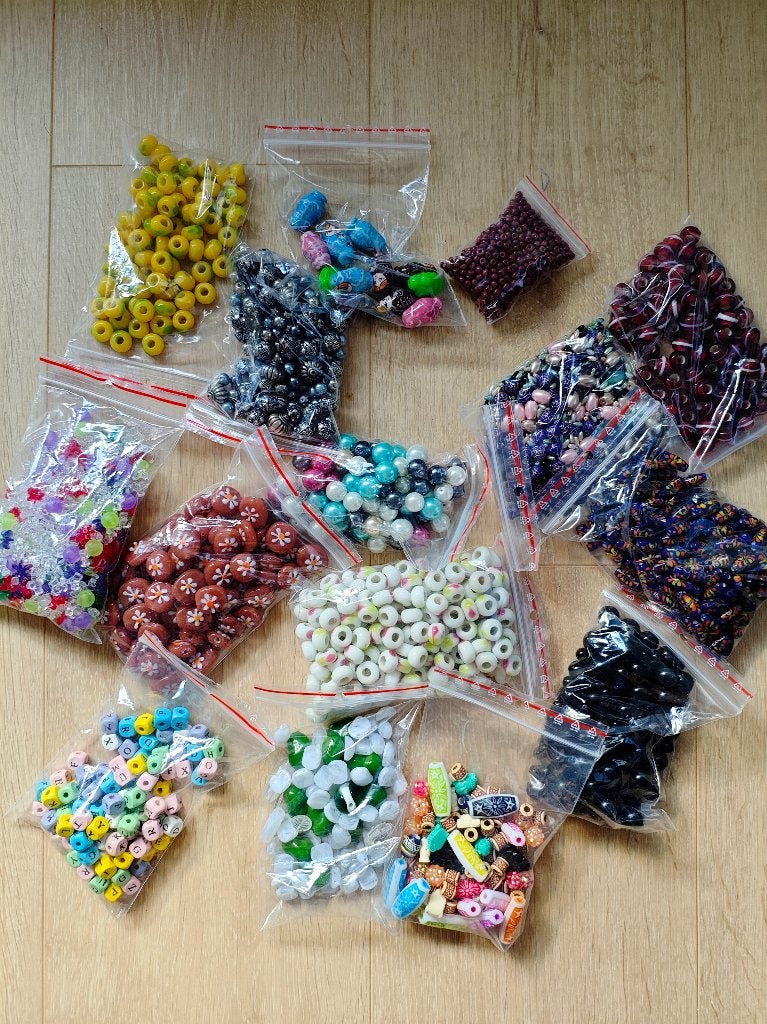 Partij kralen, Hobby en Vrije tijd, Kralen en Sieraden maken, Ophalen of Verzenden, Gebruikt, Kraal