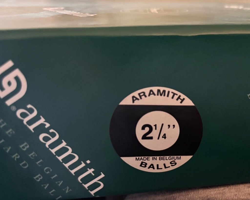 Aramith Premier snookerballen 2¼” – complete set 22 ballen, Sport en Fitness, Ophalen, Zo goed als nieuw, Snookertafel