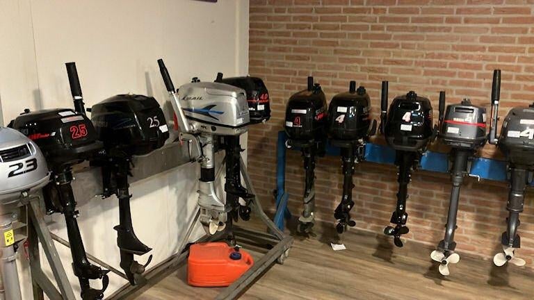 binnen- en buitenboordmotoren, Watersport en Boten, Ophalen, Zo goed als nieuw, Benzine