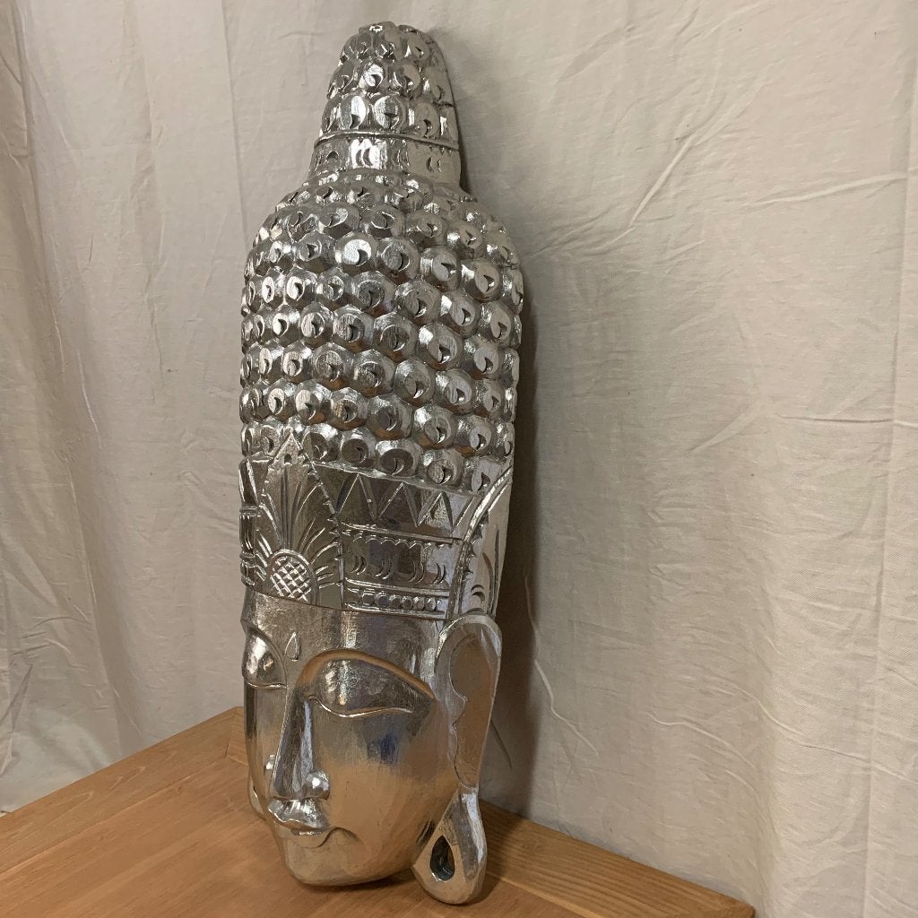 boeddha masker 80 cm - handgemaakt - Gratis bezorgd, Huis en Inrichting, Woonaccessoires | Wanddecoraties, TTM Wonen, Meubels – (Perzische) Tapijten en Woonaccessoires