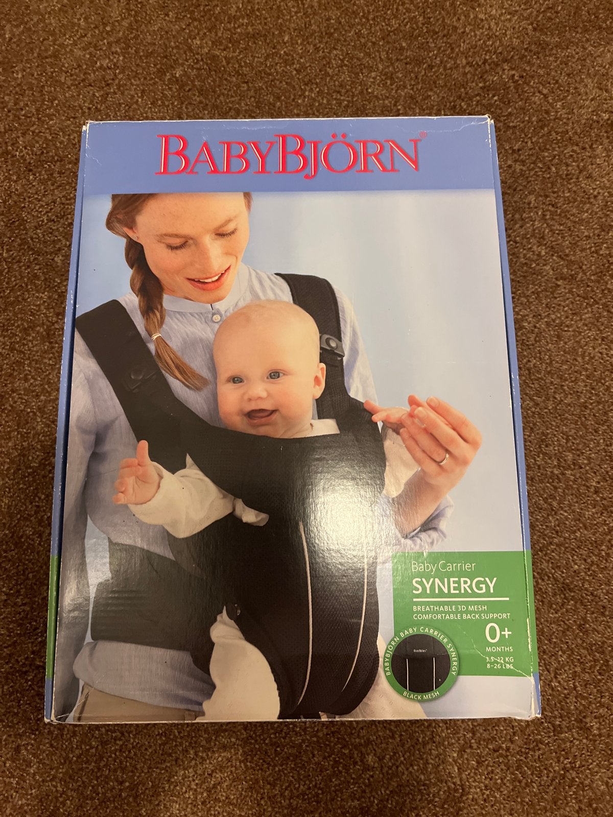 BabyBjörn Draagzak Synergy Zwart - Zo goed als nieuw, Ophalen of Verzenden, Zo goed als nieuw, Buik, Baby Björn