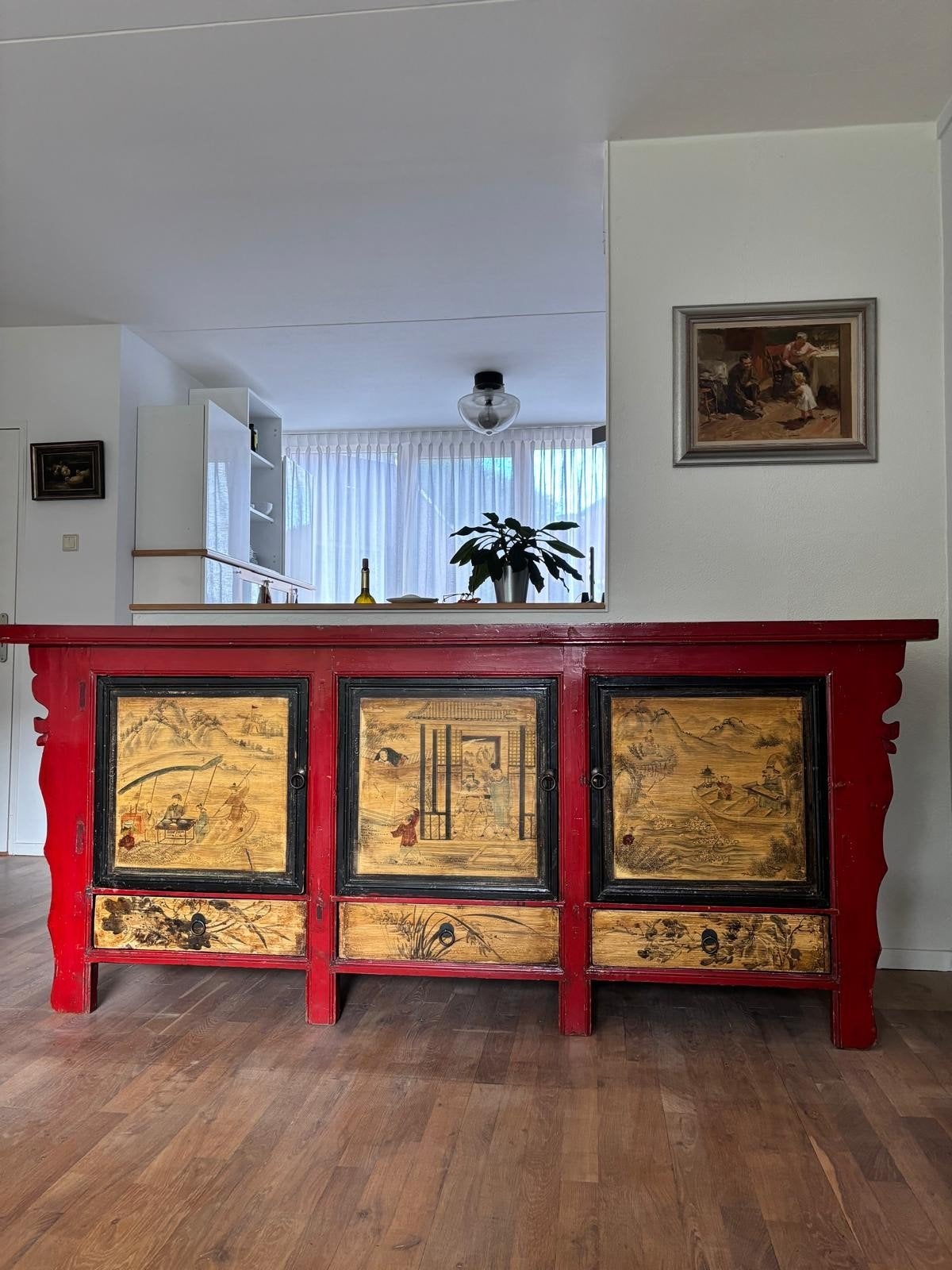 Prachtige Chinese kast!, Ophalen, Gebruikt