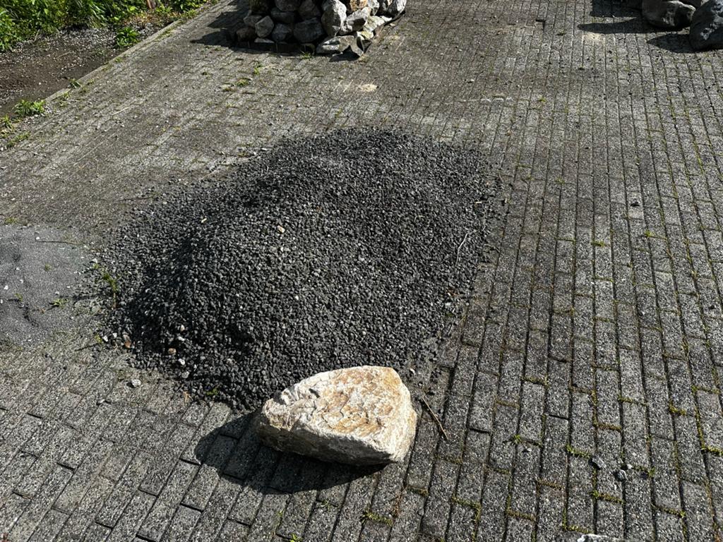Ardennen split - Grijs/Antraciet siergrind, Ophalen, Overige materialen, Gebruikt, Split