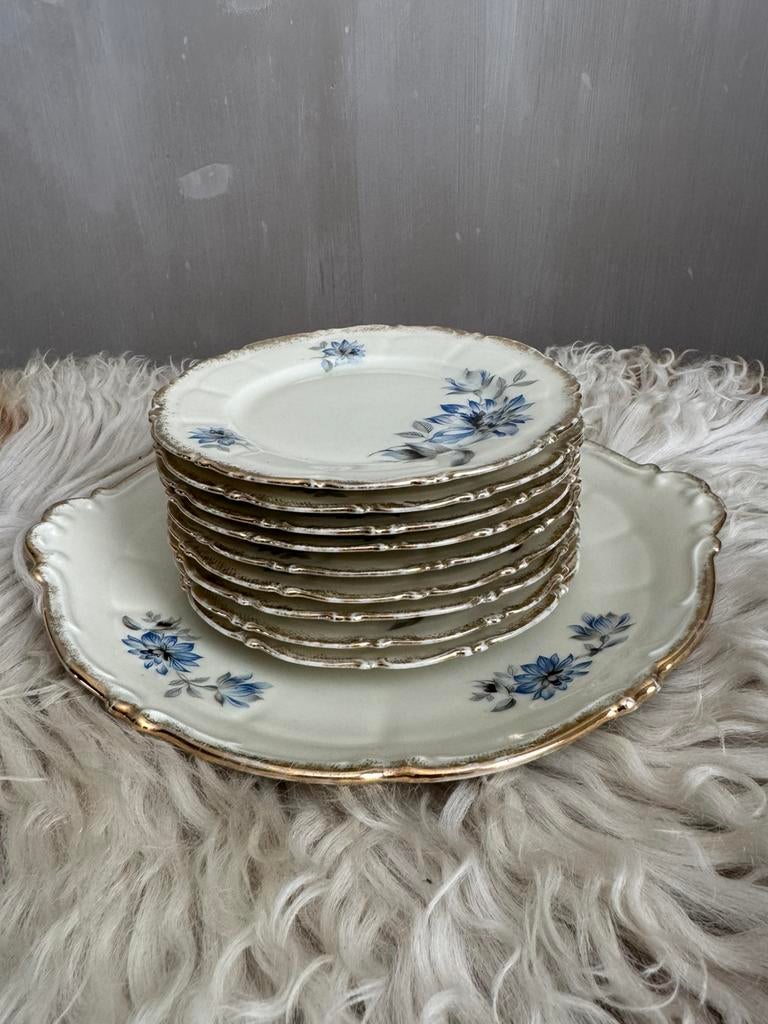 10 delig gebakservies antiek, Ophalen