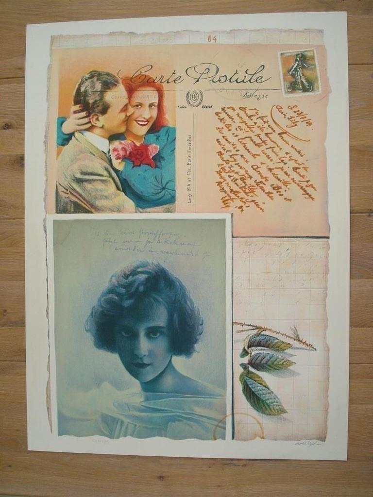 Arie Azene [2], lithografie, Ophalen of Verzenden