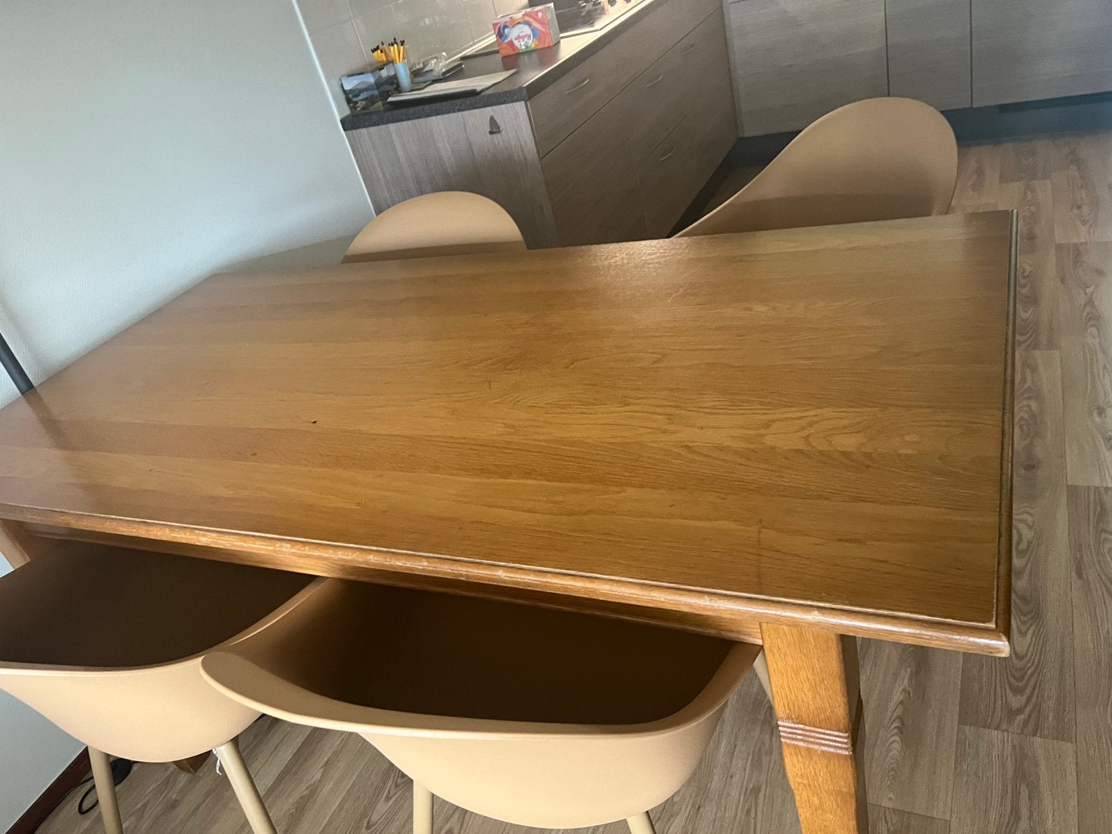 4 stoelen, Huis en Inrichting, Stoelen, Ophalen, Zo goed als nieuw, Twee