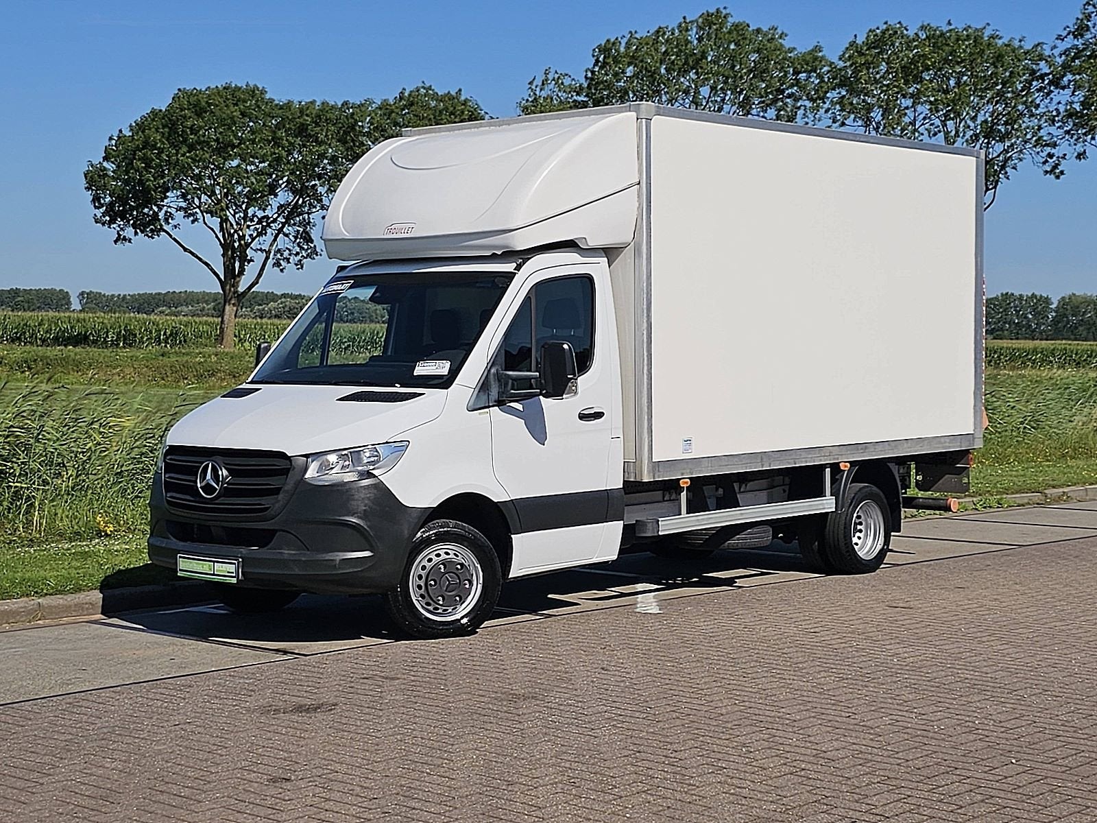 MERCEDES-BENZ SPRINTER 515 bakwagen laadklep!, Automaat, Euro 6, 150 pk, Wit