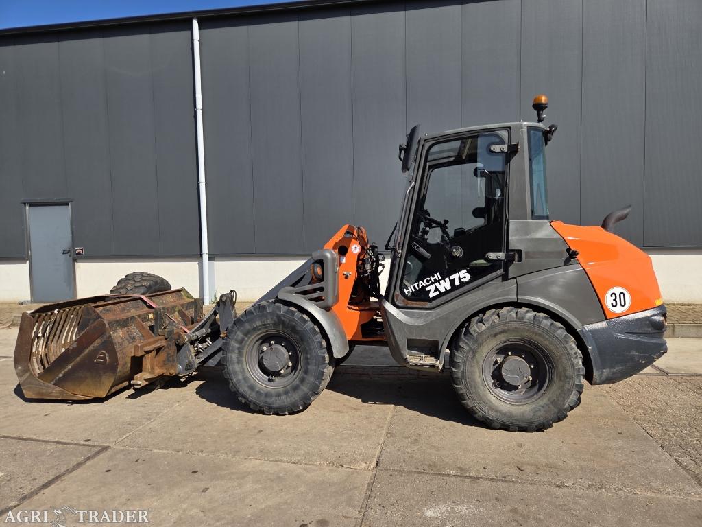 Hitachi ZW75 30km!! Shovel, -, Niet opgegeven, Ophalen of Verzenden, Niet opgegeven